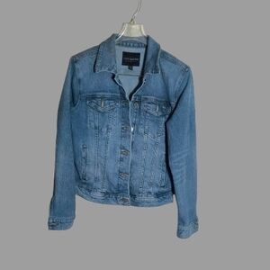 Lucky Brand Women’s Jean Jacket Stretch The Tomboy Trucker Large